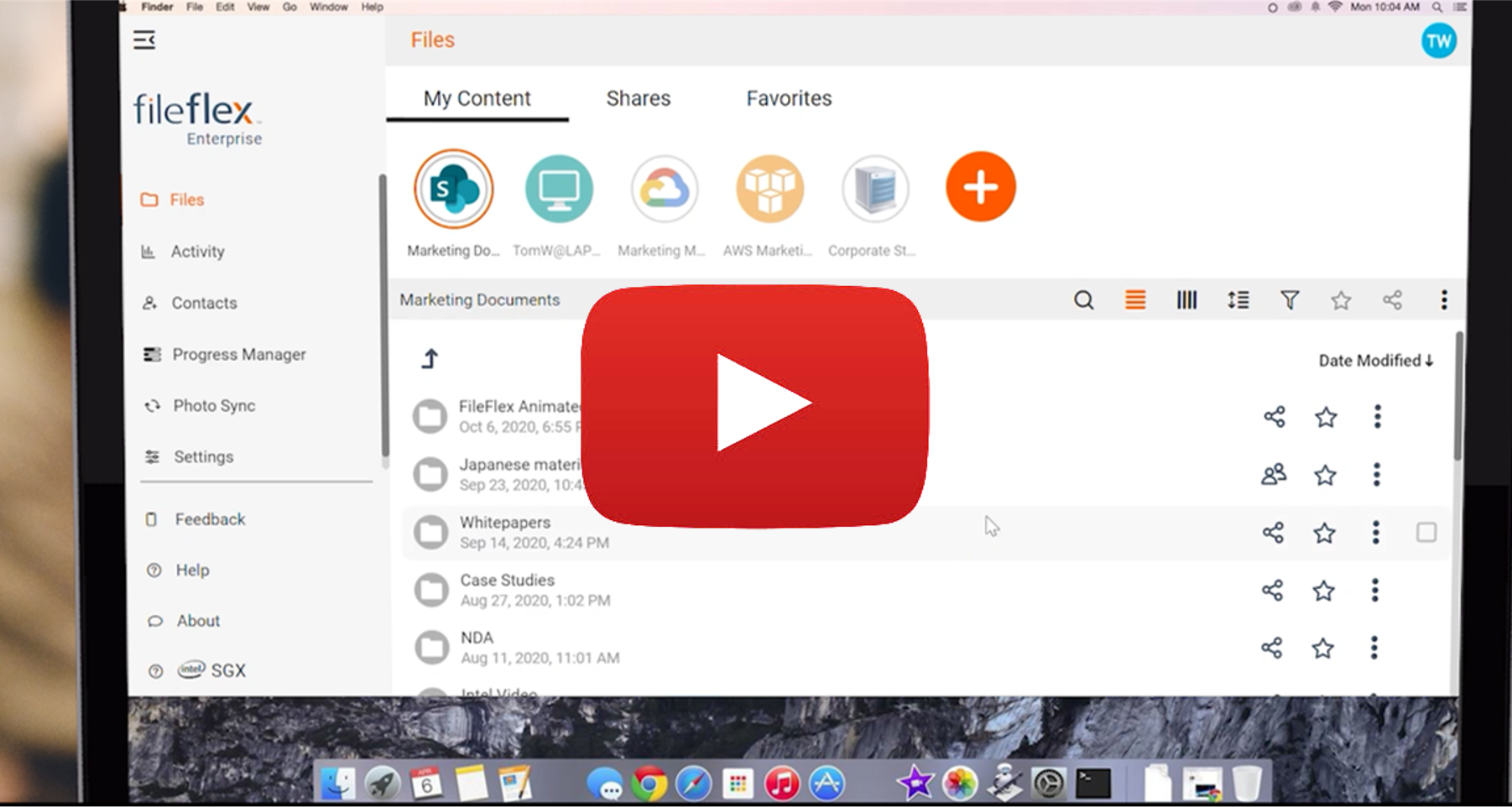 SharePoint YouTube icon